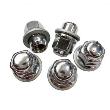 Hyundai Mobis Genuine 21MM Chrome Washer Hub Nut/Wheel Nut 5295037000
