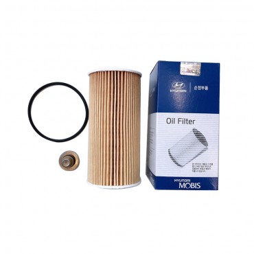 Hyundai Mobis Genuine 2.0/2.2 Diesel R Engine Engine Oil Filter 263202F100
