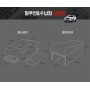 KM Motors Palisade 7-seater 2-row strong storage box & storage arm cushion