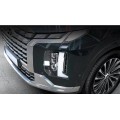 Yutuka The New Palisade Tuning Front Air Hole Garnish Cover Carbon Molding Goods Anti-scratch
